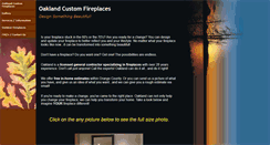 Desktop Screenshot of oaklandfireplaces.com